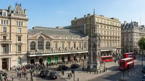Charing Cross station on the Strand in central London